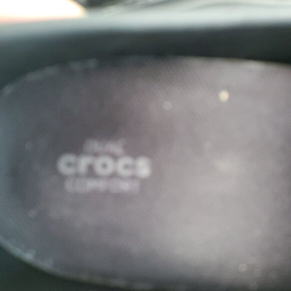 Crocs Shoes Womens Size 10 Black Synthetic Rose Neria Pro II Dual Comfort Clogs - Picture 9 of 12